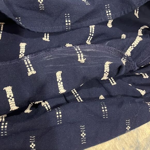 Madewell Jacquard Puff-Sleeve Empire Top* - Picture 4 of 5